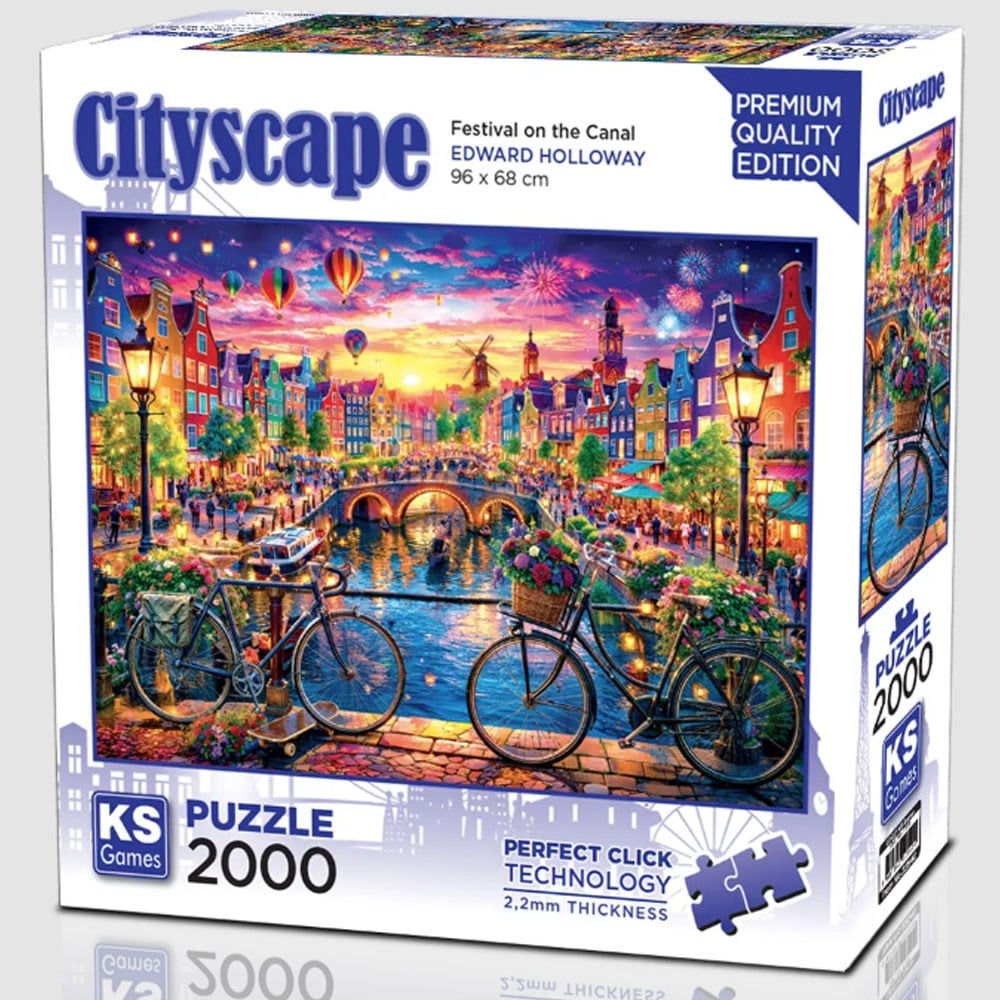 Ks Games Puzzle 2000 Festival On The Canal 22540