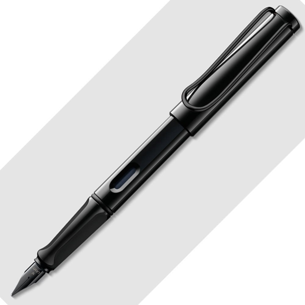 Lamy Safari Dolma Kalem Metal Siyah Klips M Uç Siyah S19S-M