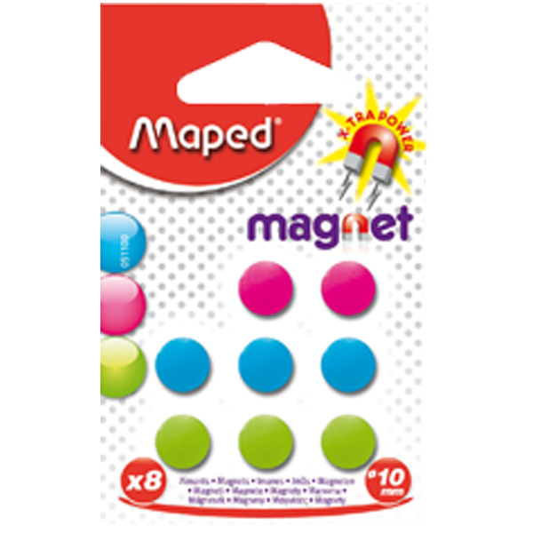 Maped Mıknatıs 10 MM 8 Lİ 051100