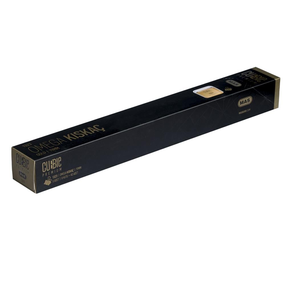 Mas Kıskaç (Klips) Omega Cubbie Premium 19 MM Gold 1323