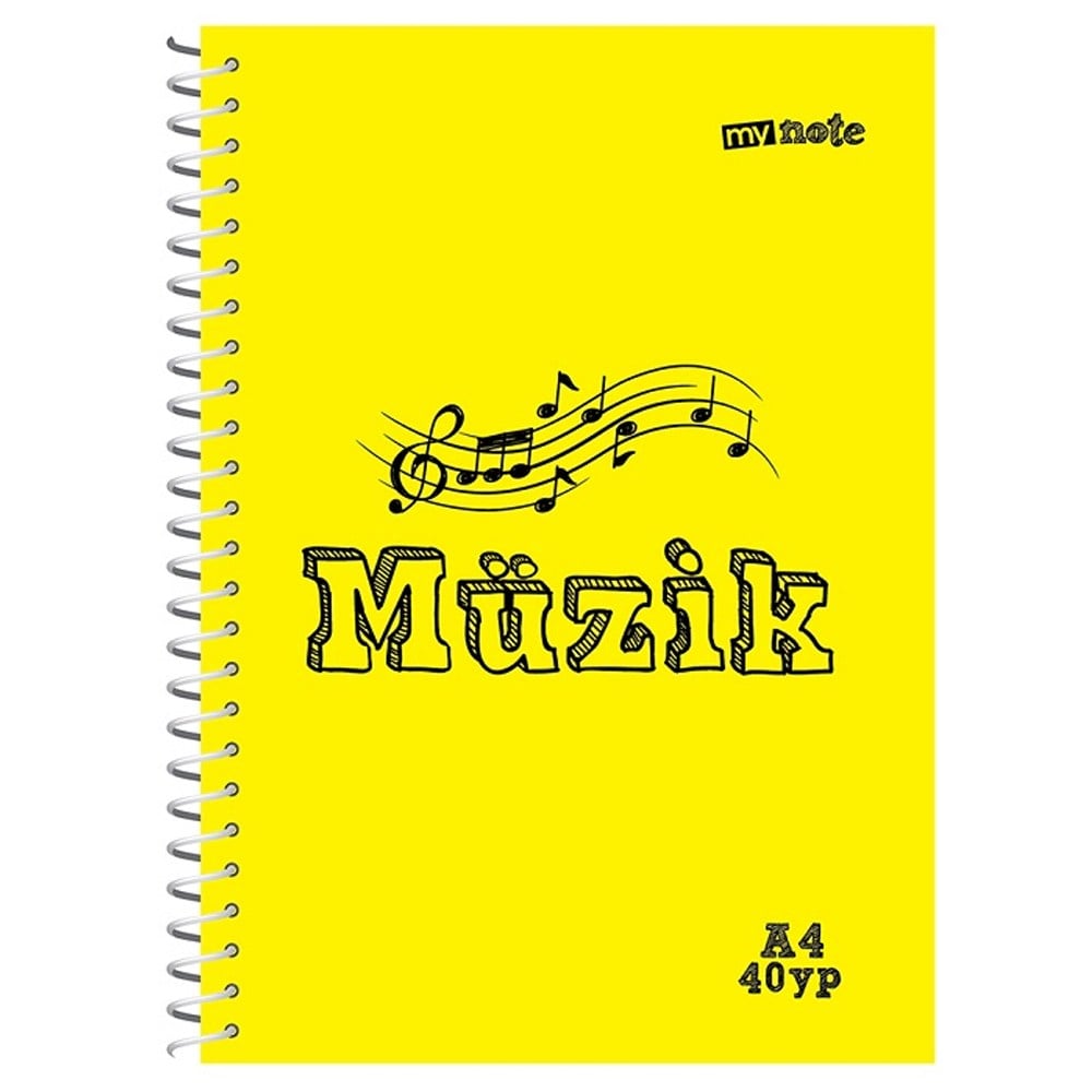 Mynote Flex Pp Müzik Defteri A4 40 Yp