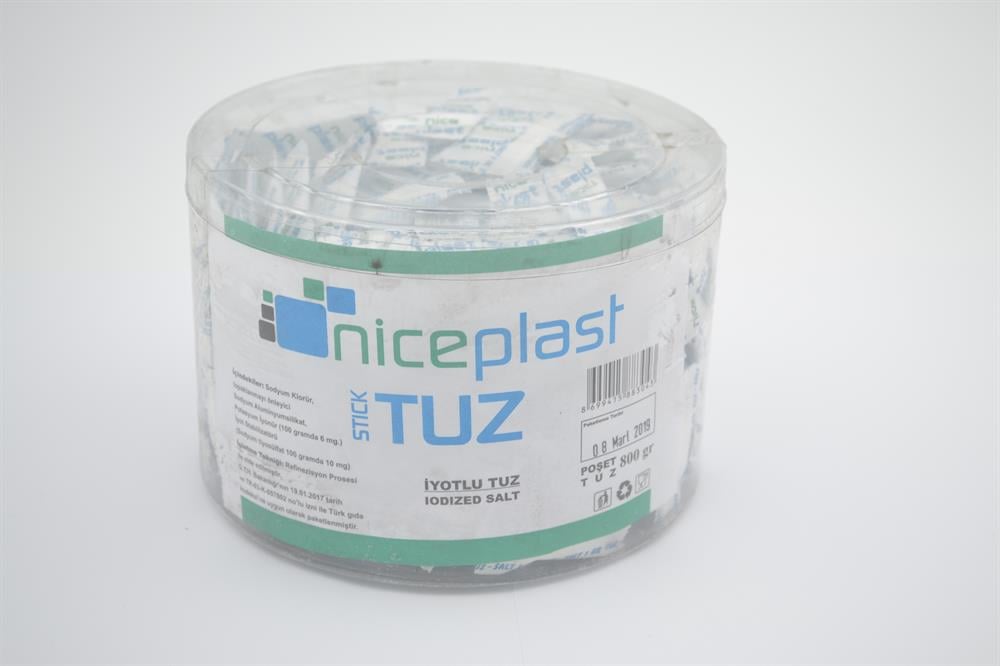 NİCEPLAST STİCK TUZ 800 gr