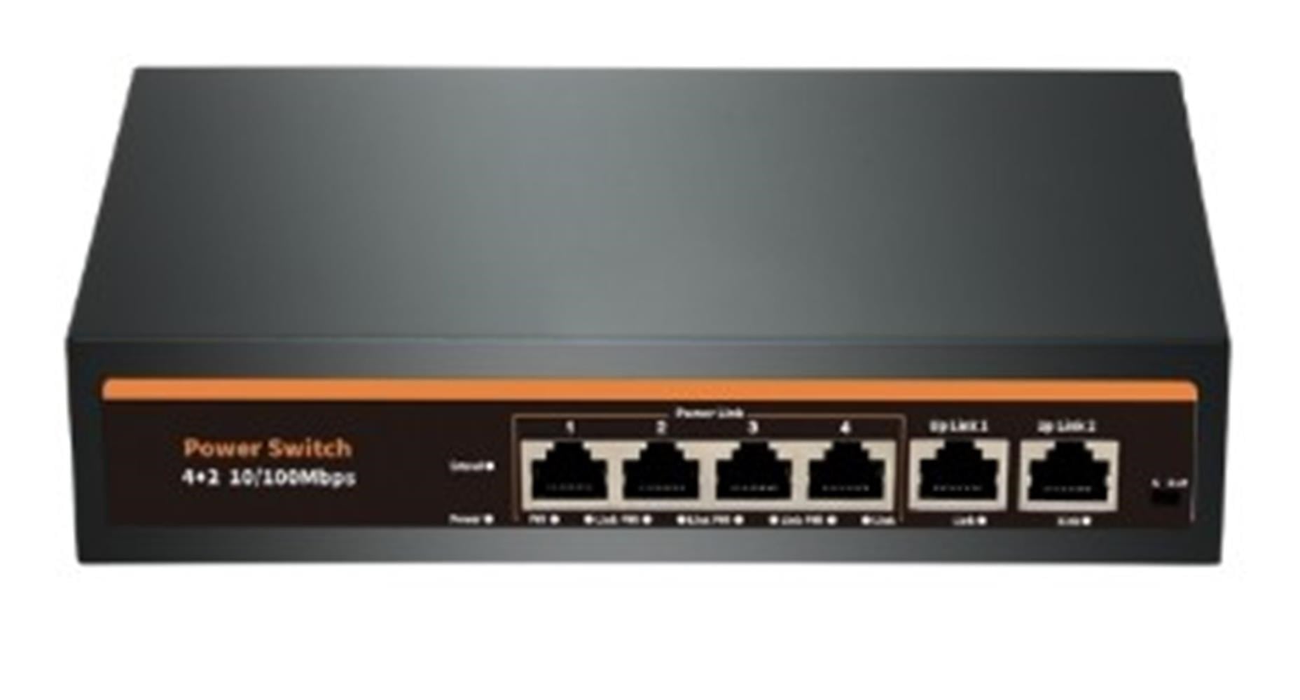 Nova NVC-INTSF0420FB2L 24V INTERCOM 4+2 PORT POE SWITCH (10-100)