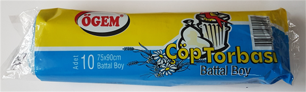ÖGEM ÇÖP TORBASI BATTAL BOY 5 Adet