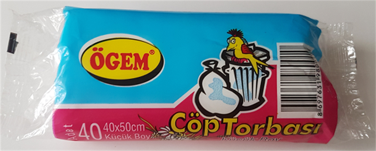 ÖGEM ÇÖP TORBASI KÜÇÜK BOY 5 ADET