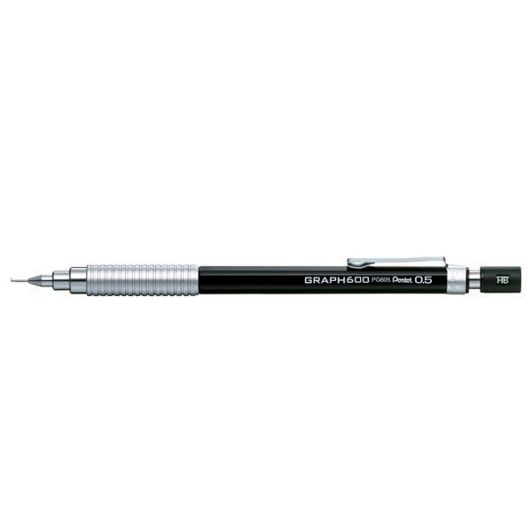 Pentel Çizim Kalemi Graph 600 0.5 MM Siyah PG605-A