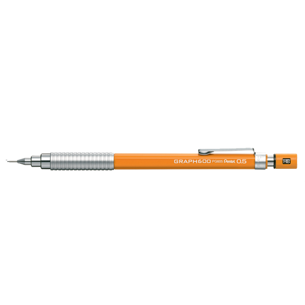 Pentel Çizim Kalemi Graph 600 0.5 MM Turuncu PG605-F