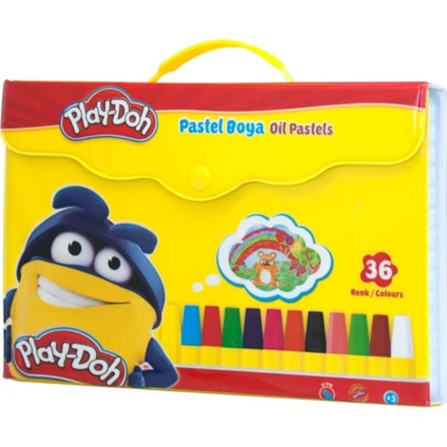 Play-Doh Pastel Boya Çantalı 36 Renk | İhtiyaç SepetimPlay-Doh Pastel Boya Çantalı 36 Renk