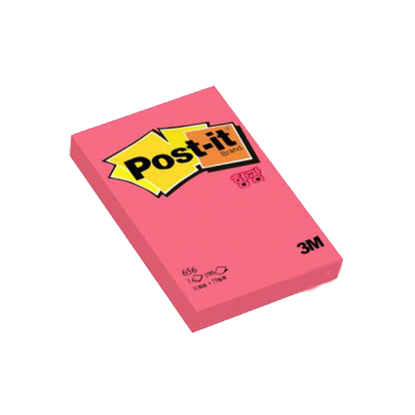 Post-it Yapışkanlı Not Kağıdı 100 YP 51x76 Melon Pembe 656
