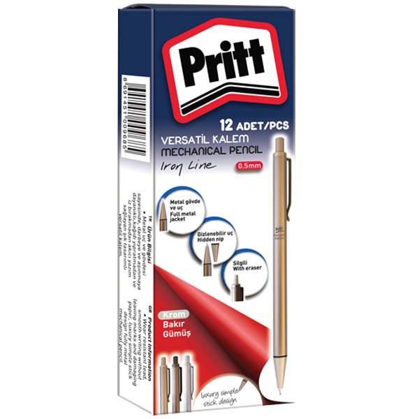 Pritt Versatil Kalem İron Line 0.5 MM Krom 3705