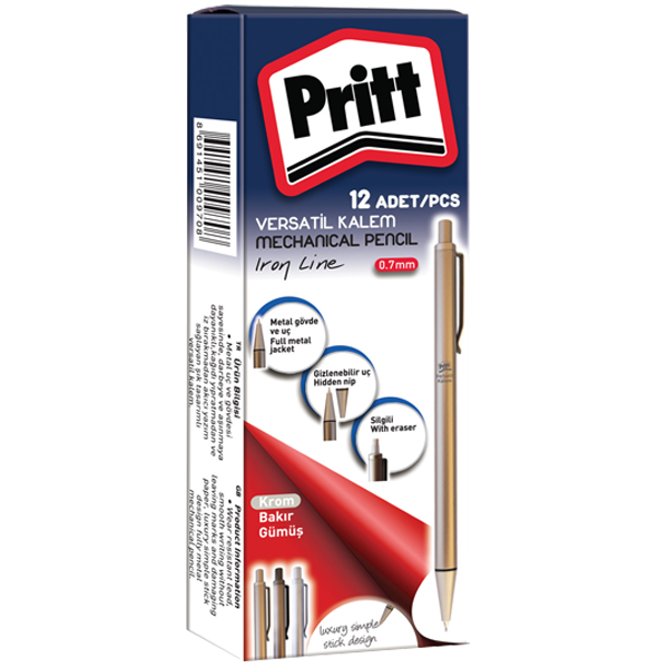 Pritt Versatil Kalem İron Line 0.7 MM Krom 3707