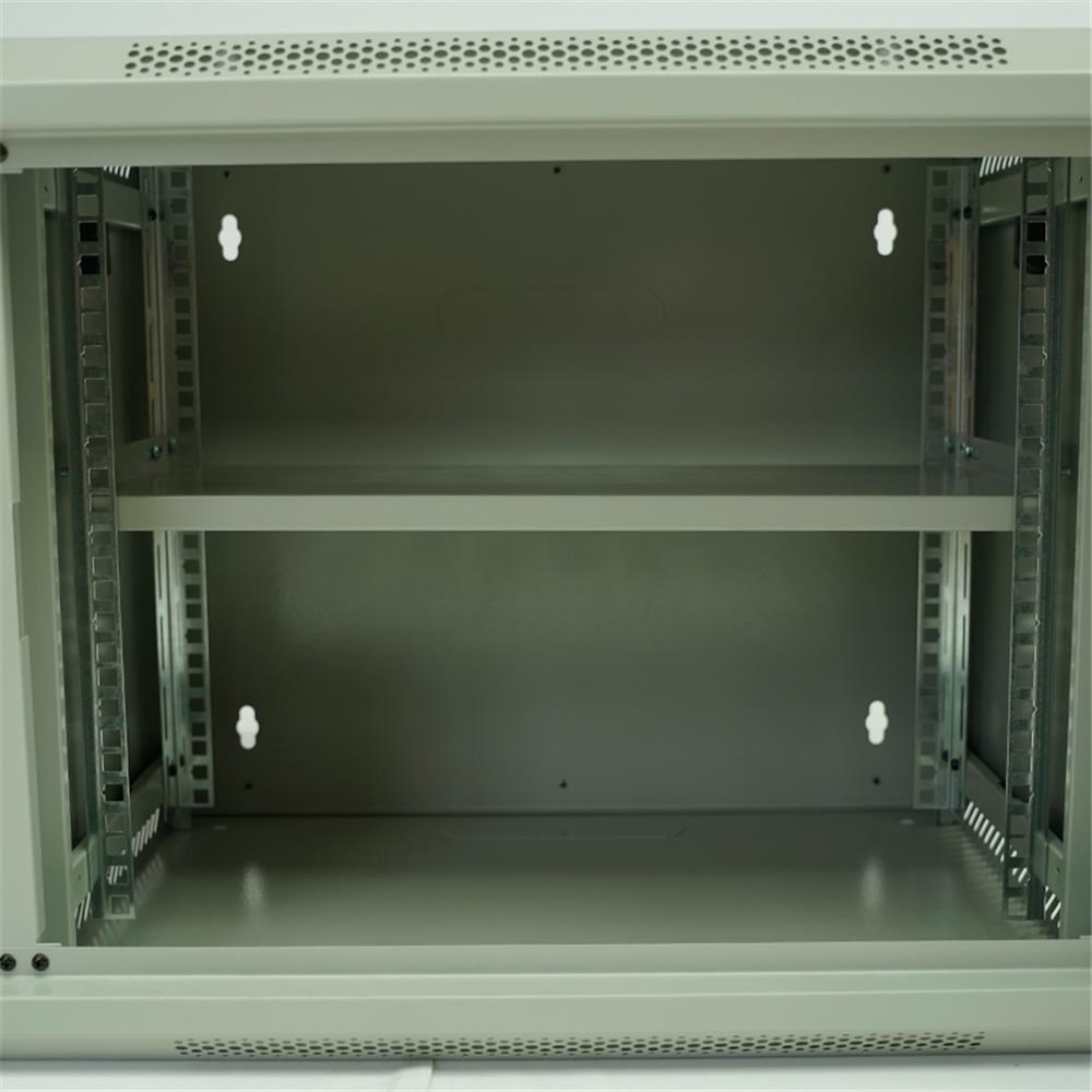 Racksan ML-6409S 9U Duvar Tipi Kabinet (450-530-400) Raf+Fan+Priz