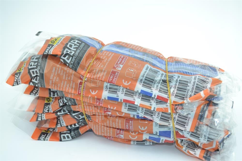 REAL ÖZS NİTRİL KAPLI ÖRME ELDİVEN 12 ADET MAVİ