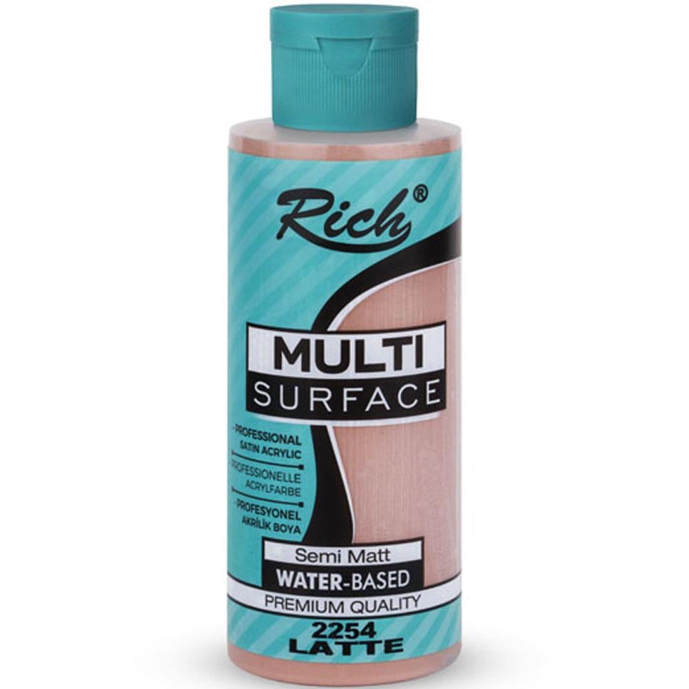 Rich Akrilik Boya Multi Surface 120 CC Latte 2254