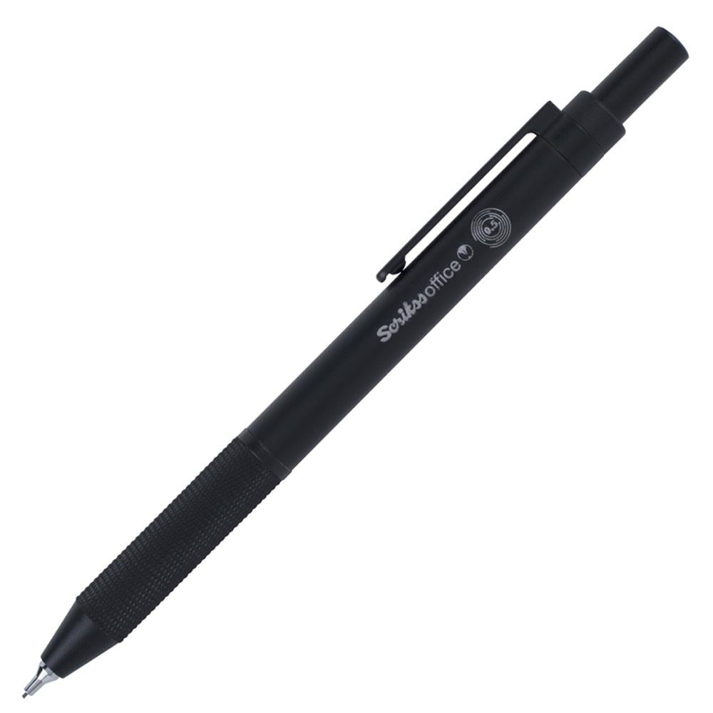 Scrikss Versatil Kalem Twıst 0.5 MM Siyah Şeffaf Ambalaj