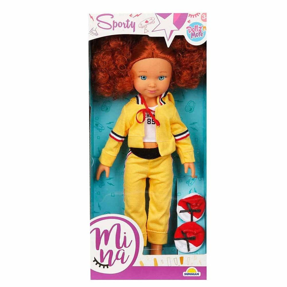 Sunman Oyuncak Mina Sporty Bebek 35 Cm