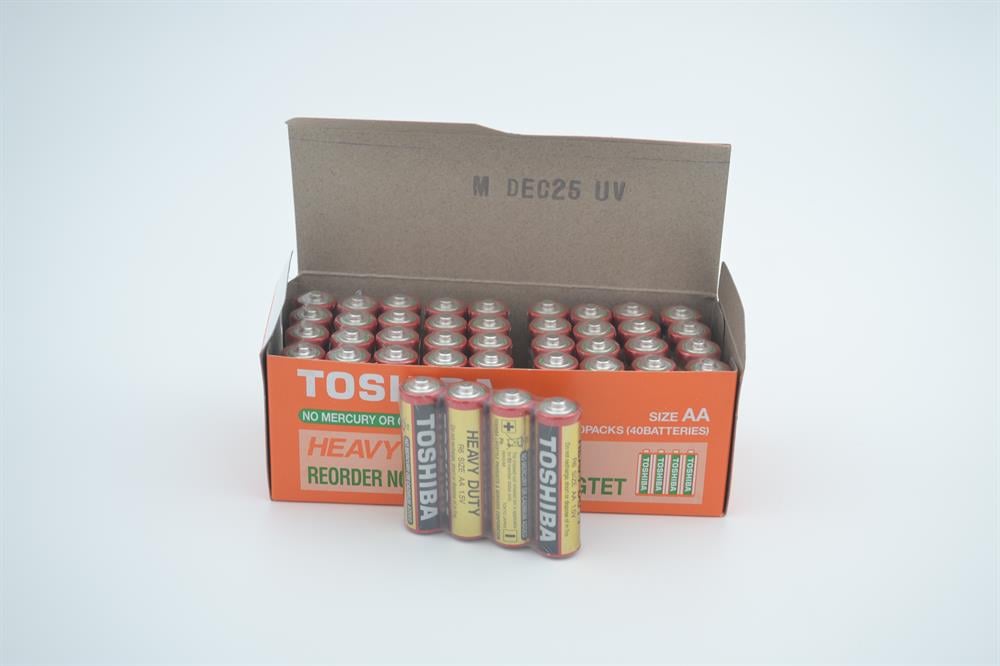 Toshiba R6Kg Sp-4 Manganez 1.5V Aa Size Kalem Pil 40 ADET