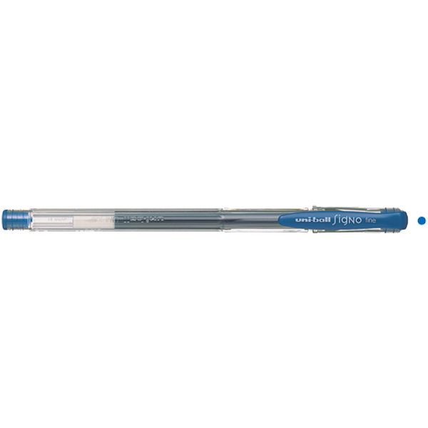 Uni-Ball Roller Kalem Signo Fine Jel Bilye Uç 0.7 MM Mavi UM-100