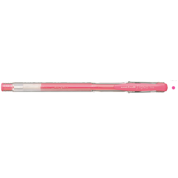 Uni-Ball Roller Kalem Signo Fine Jel Bilye Uç 0.7 MM Fosforlu Pembe UM-100