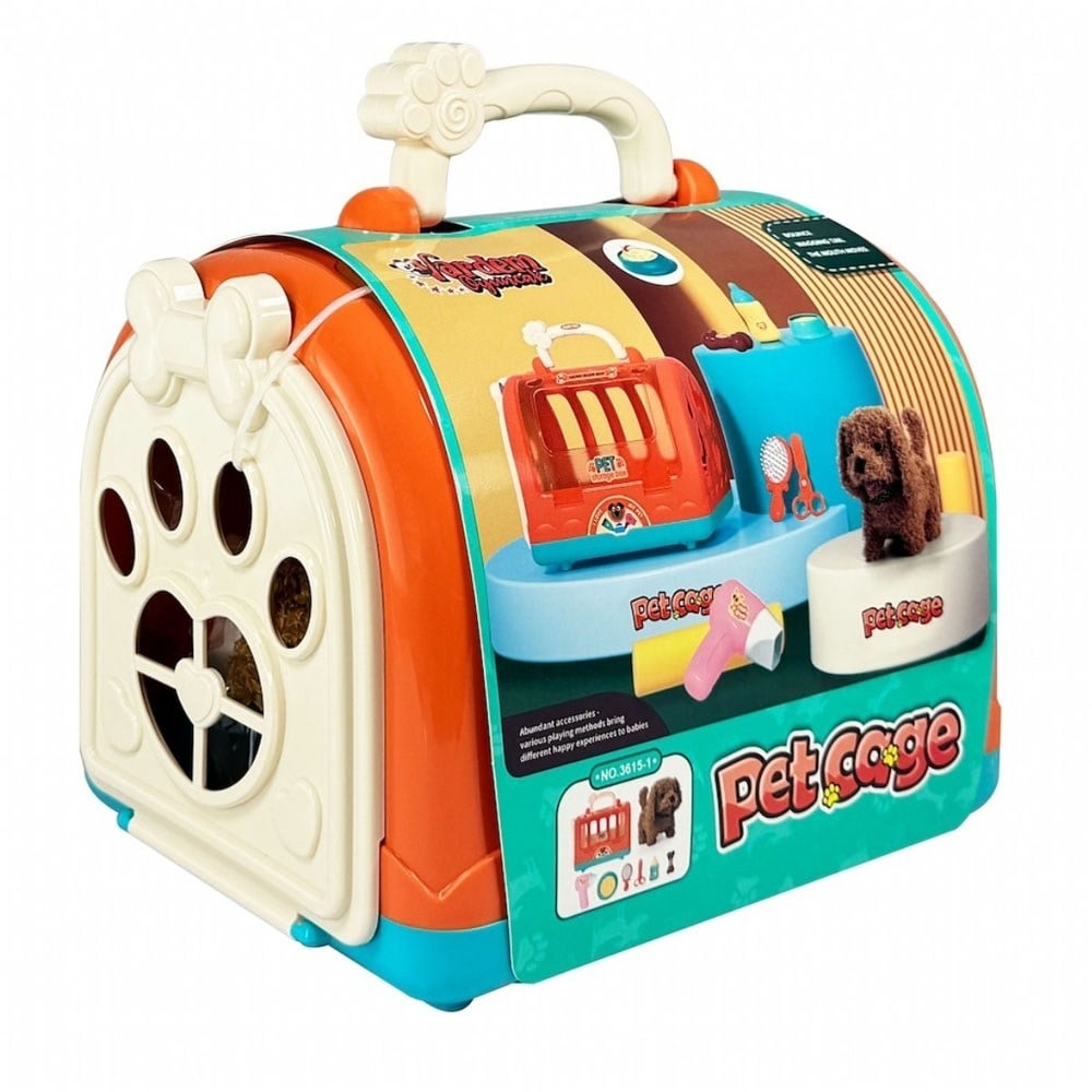 Vardem Taşıma Çantalı Sesli Hareketli Köpek Set Vrd-jnd-3615-1