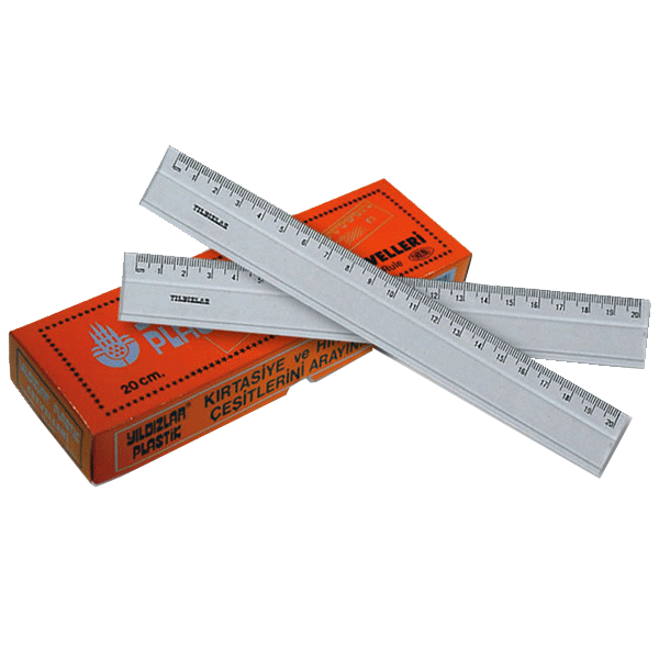 Yıldızlar Standart Cetvel Plastik 20 CM 4
