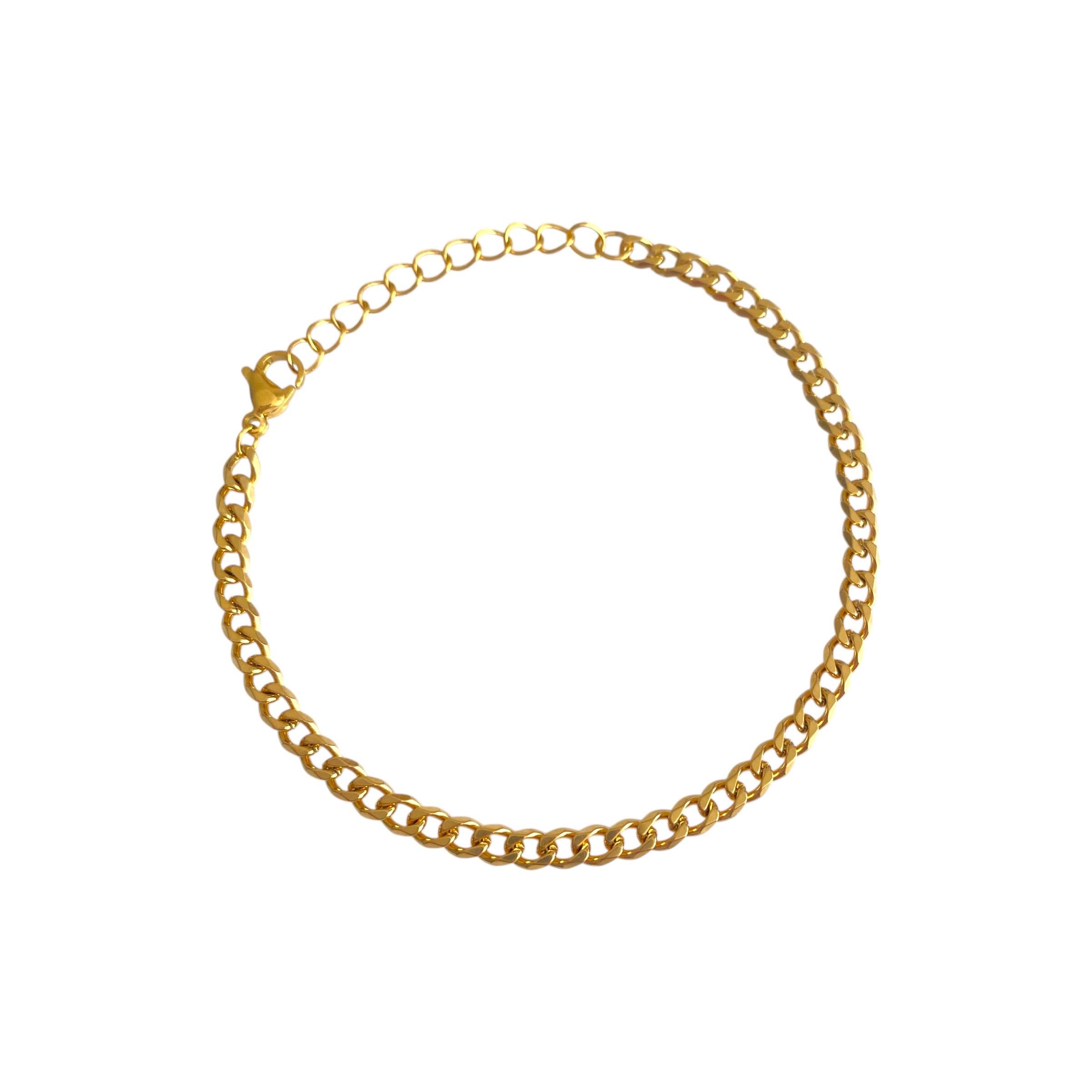 Steel Baguette Tennis Bracelet