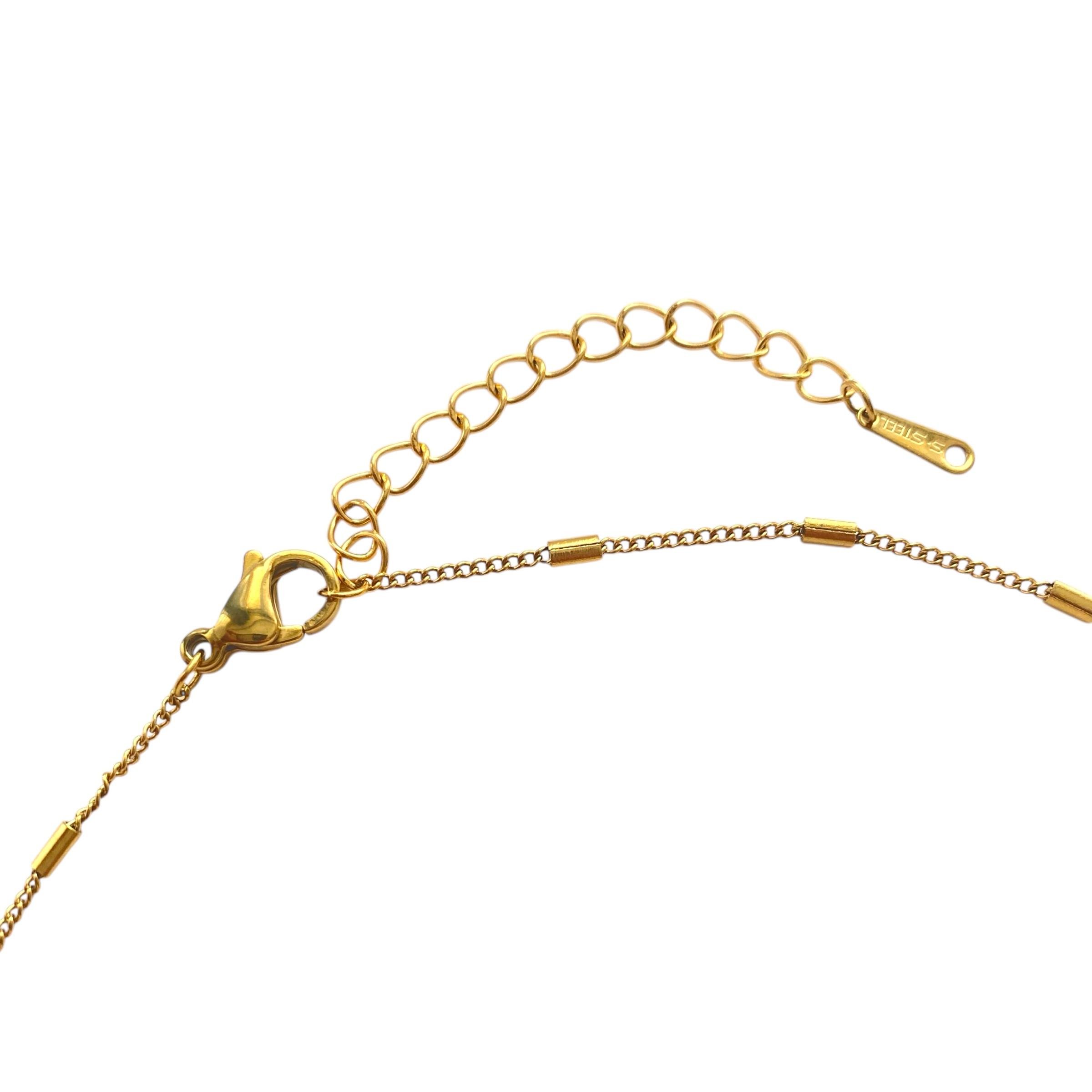 Çelik Baroque Pearl Kolye