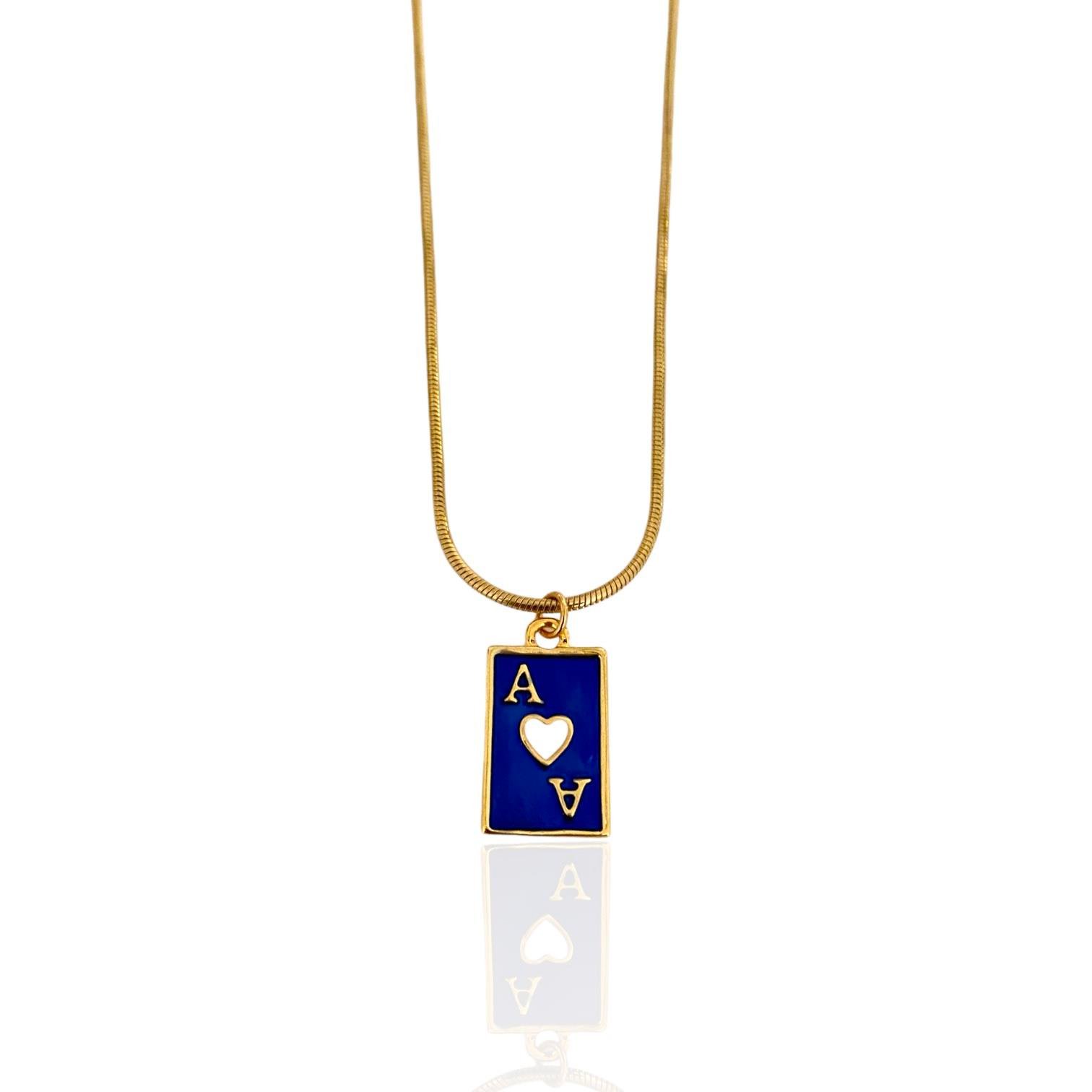 Stainless Steel Card Necklace