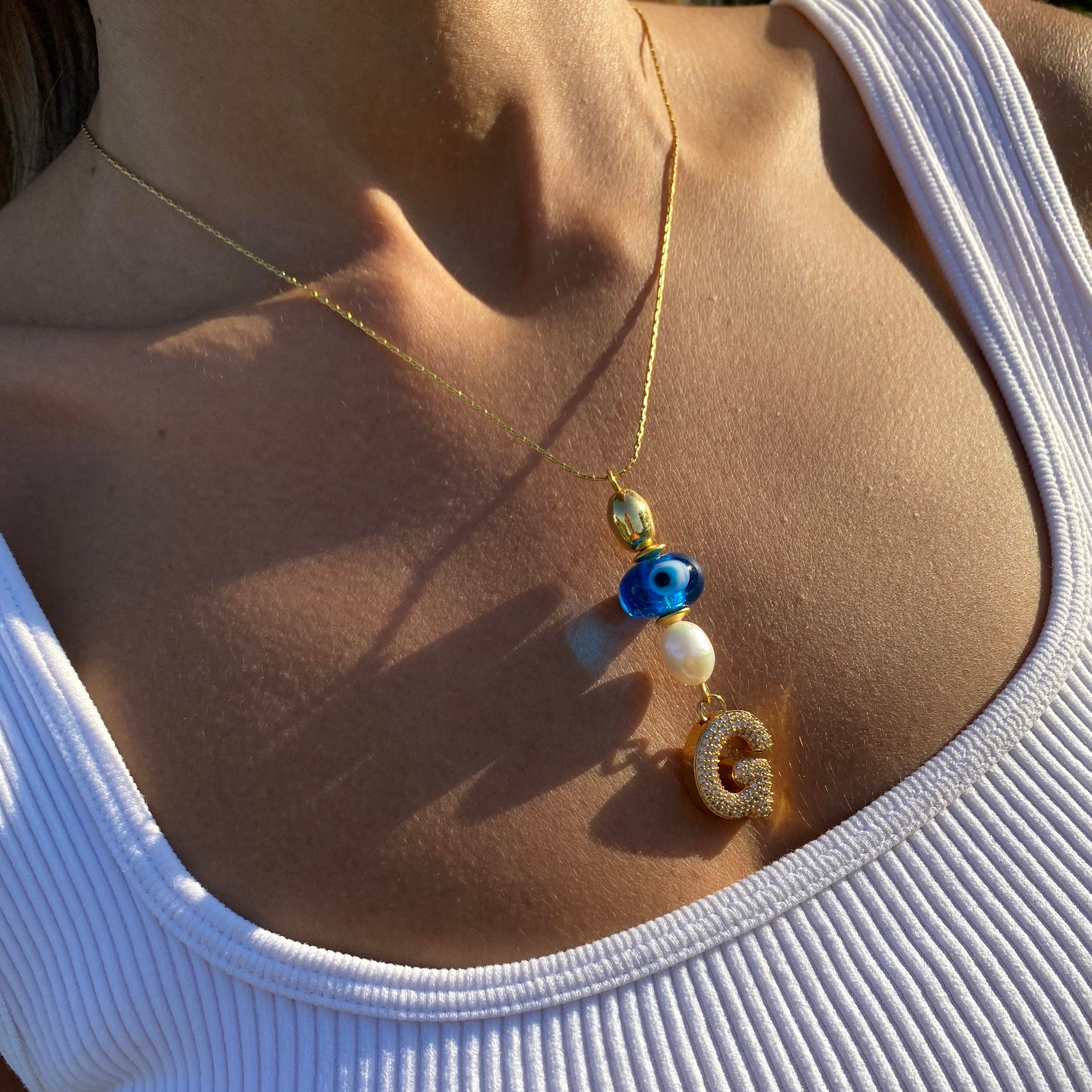 S.Steel My Special Letter Necklace