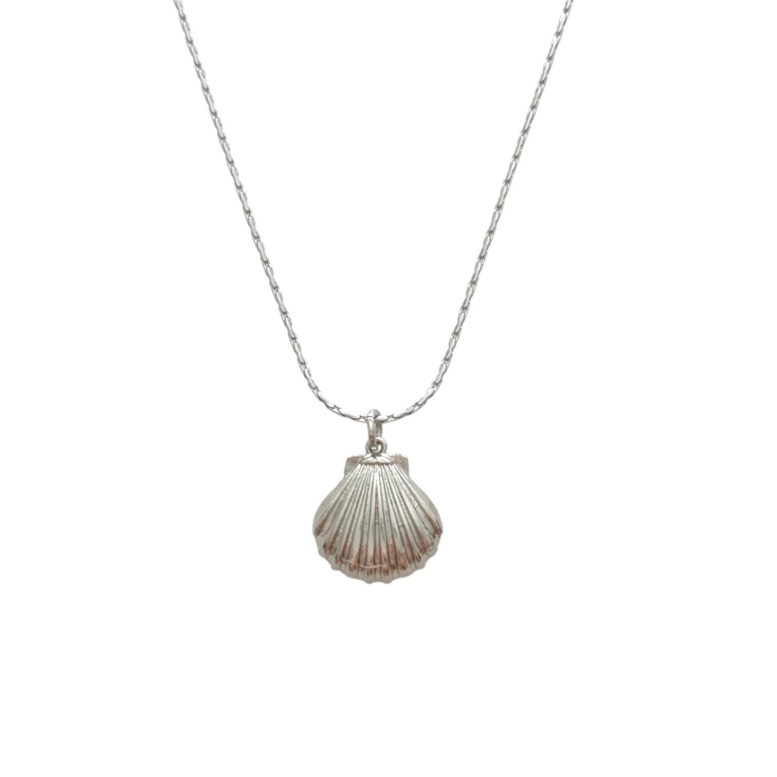 Çelik Sea Shell Kolye