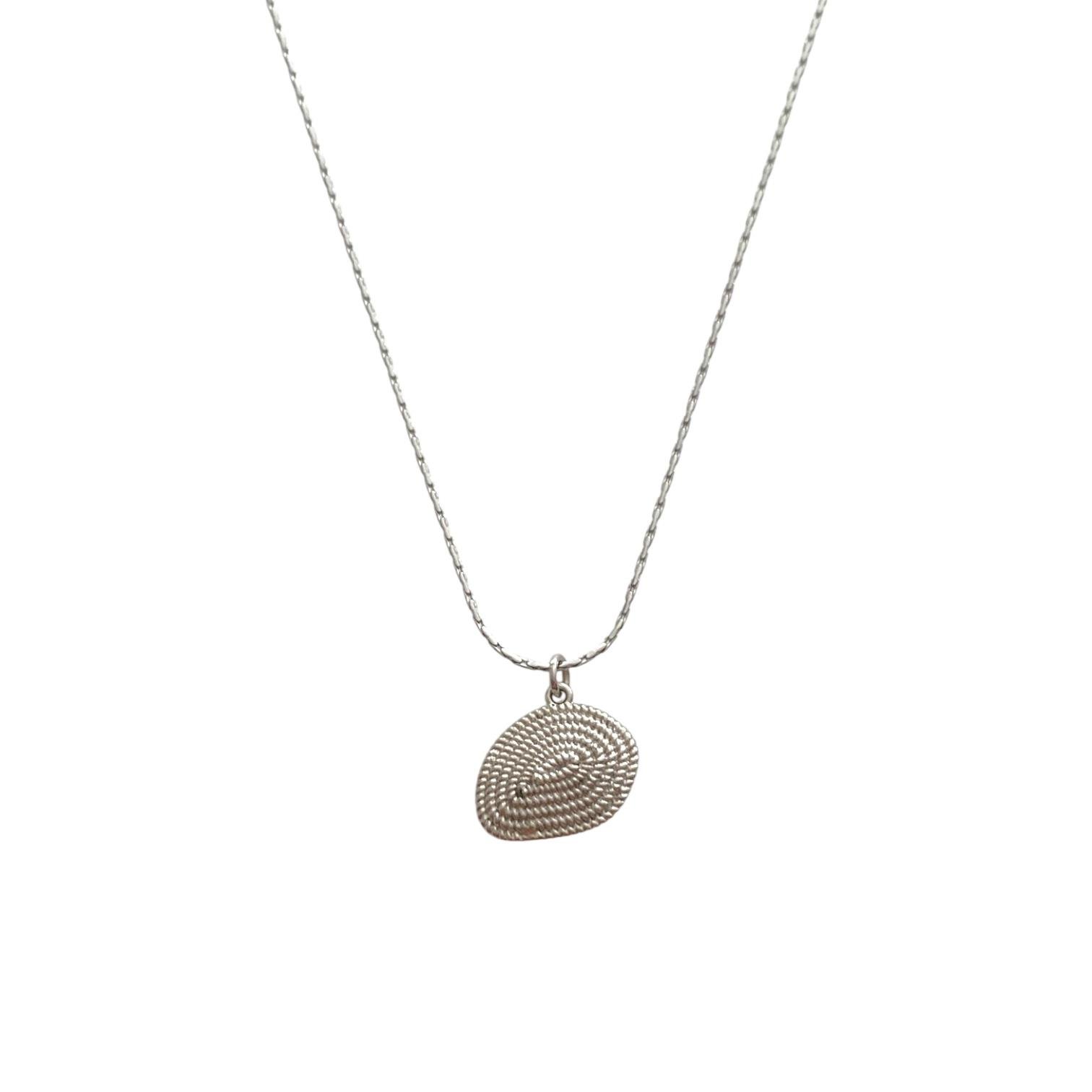 Çelik Sea Shell Kolye