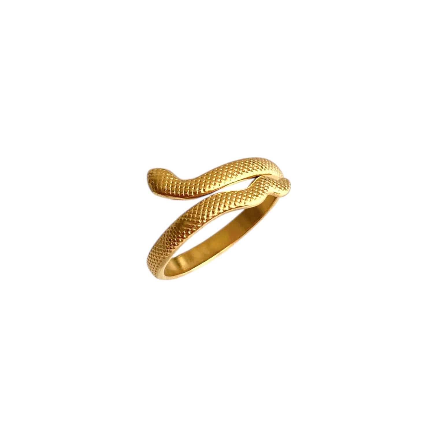 Çelik Serpent Yüzük