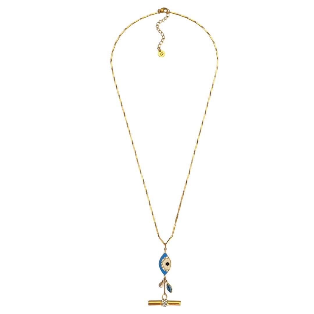 Çelik Talisman Kolye   I   Uzun Kolye
