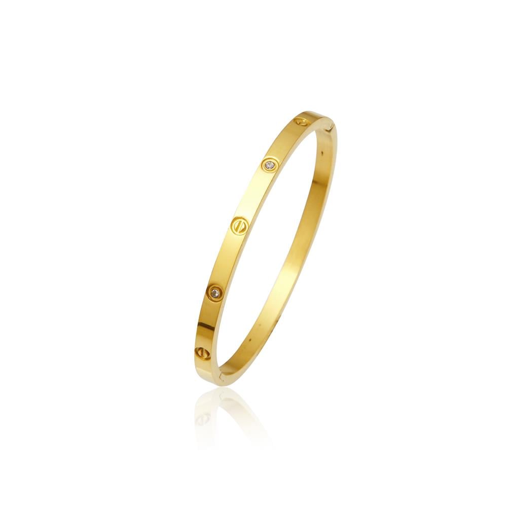 Steel Zircon Bracelet