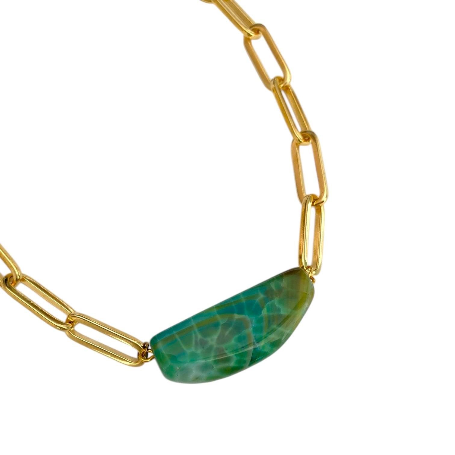Green Agate Kolye