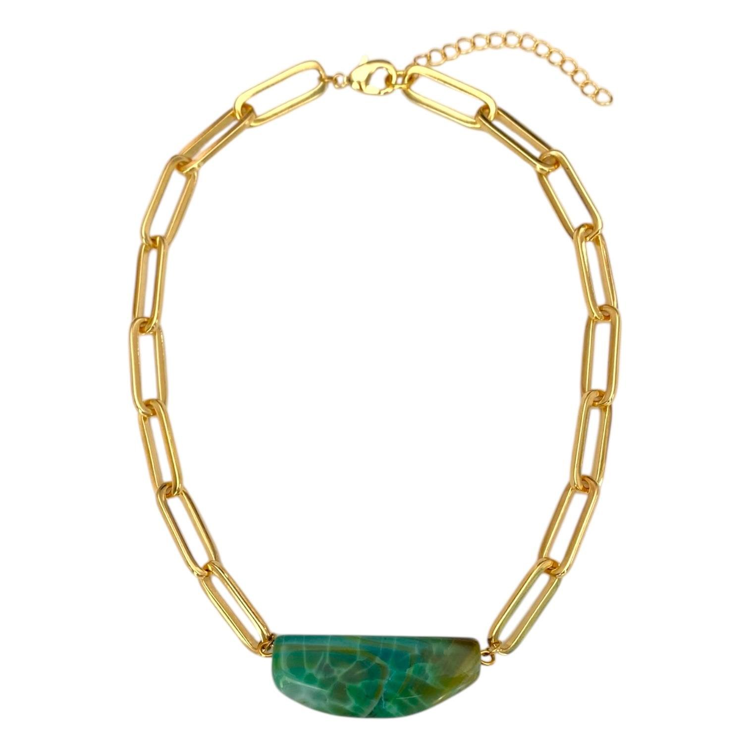 Green Agate Kolye