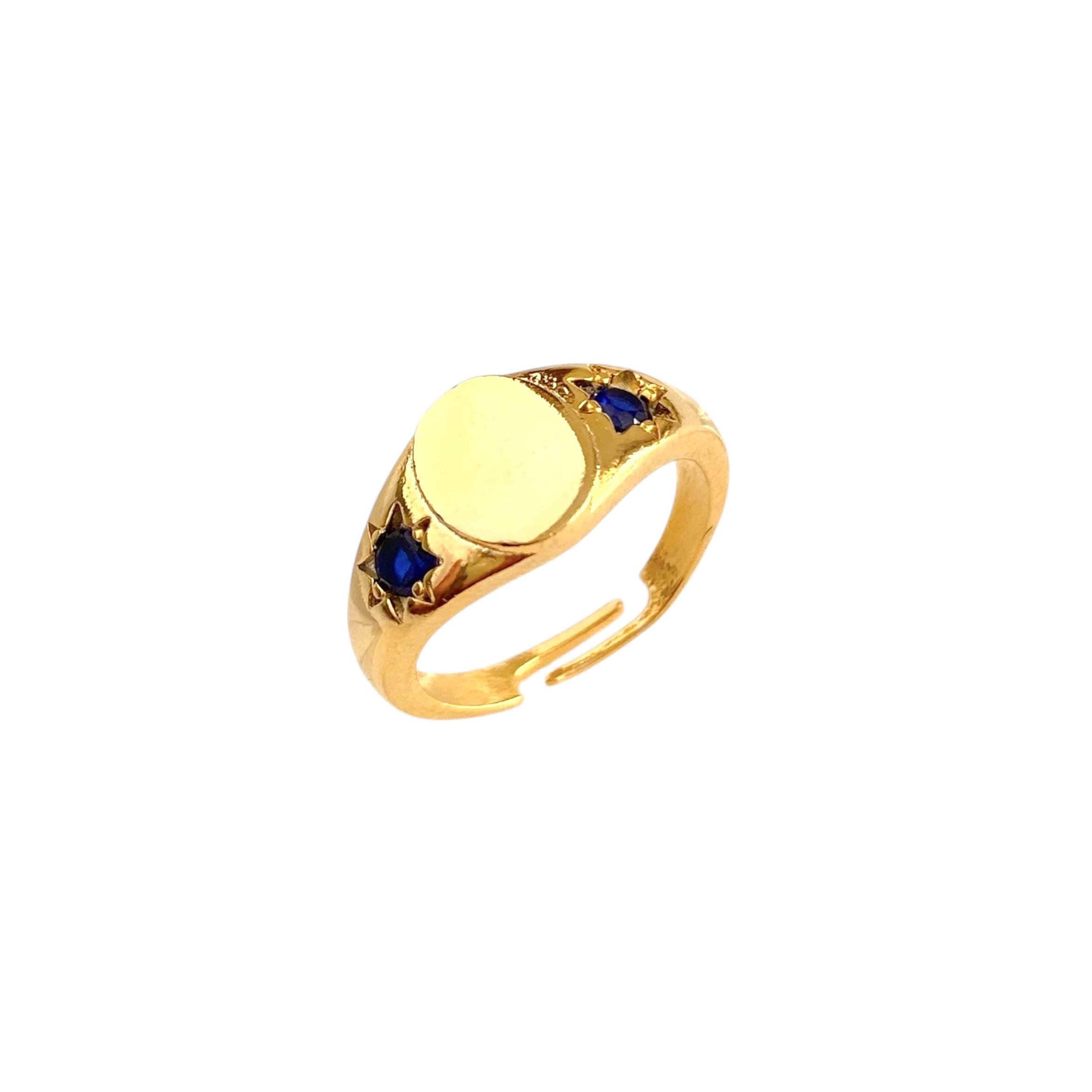 S.Steel Midnight Ring