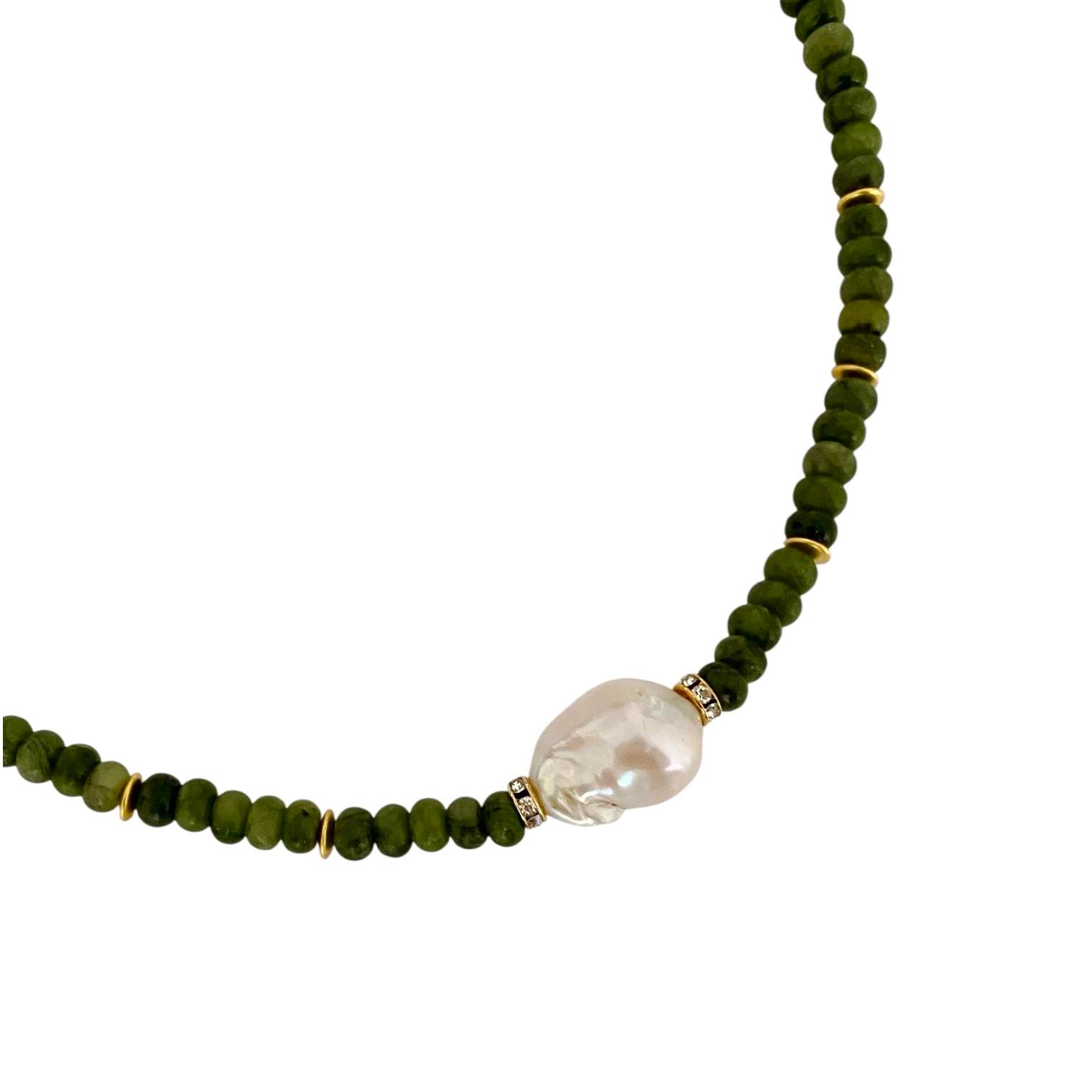 Mosslight Pearl Kolye