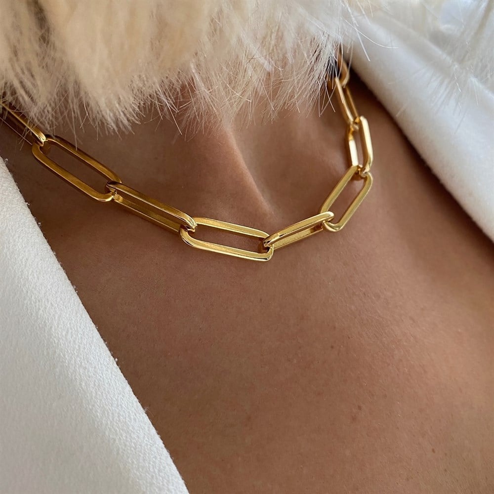 Paperclip Chain Kolye
