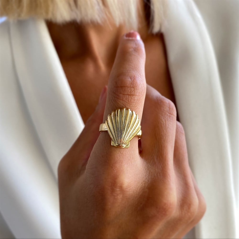 Tasarım Shell Yüzük