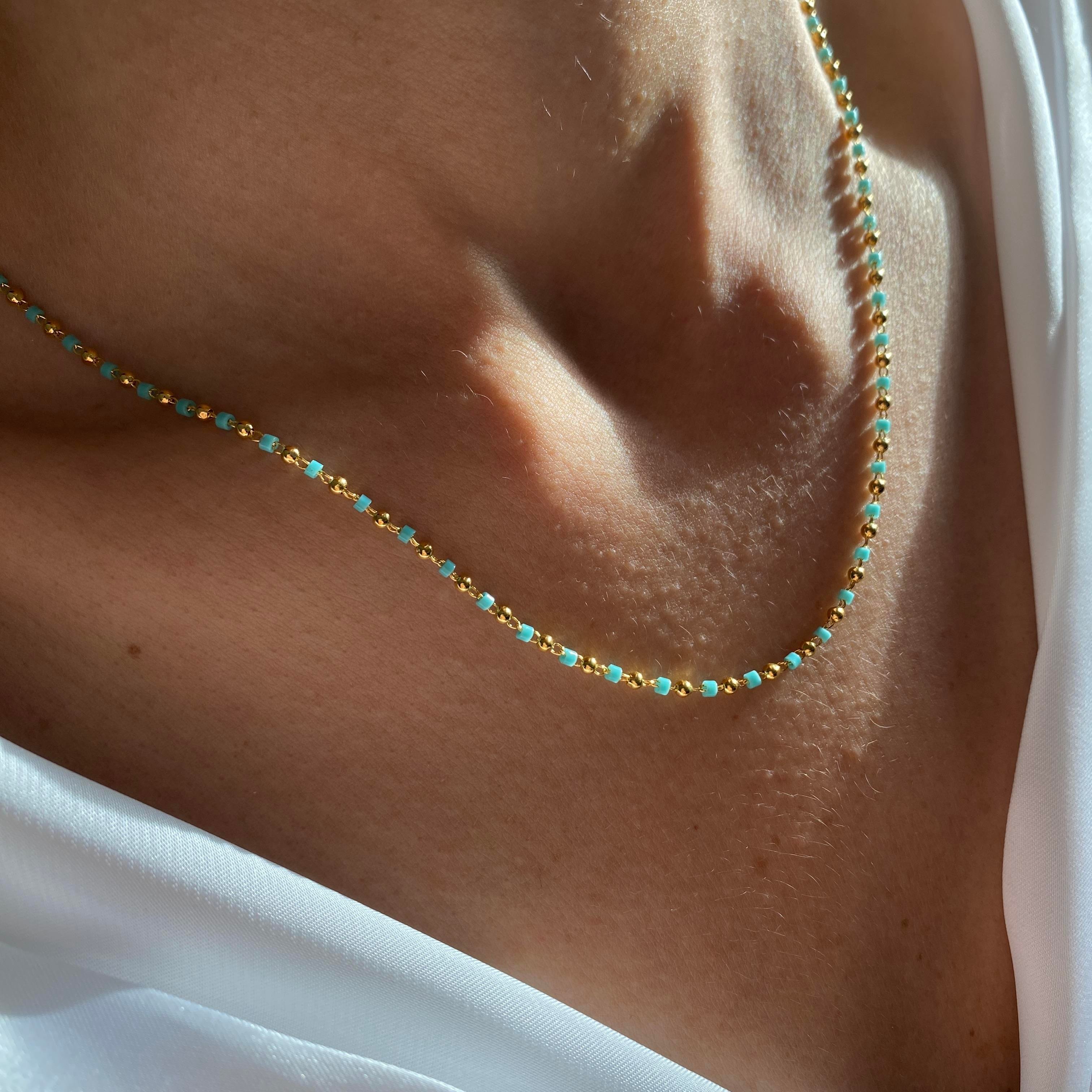 Turquoise Kiss Kolye