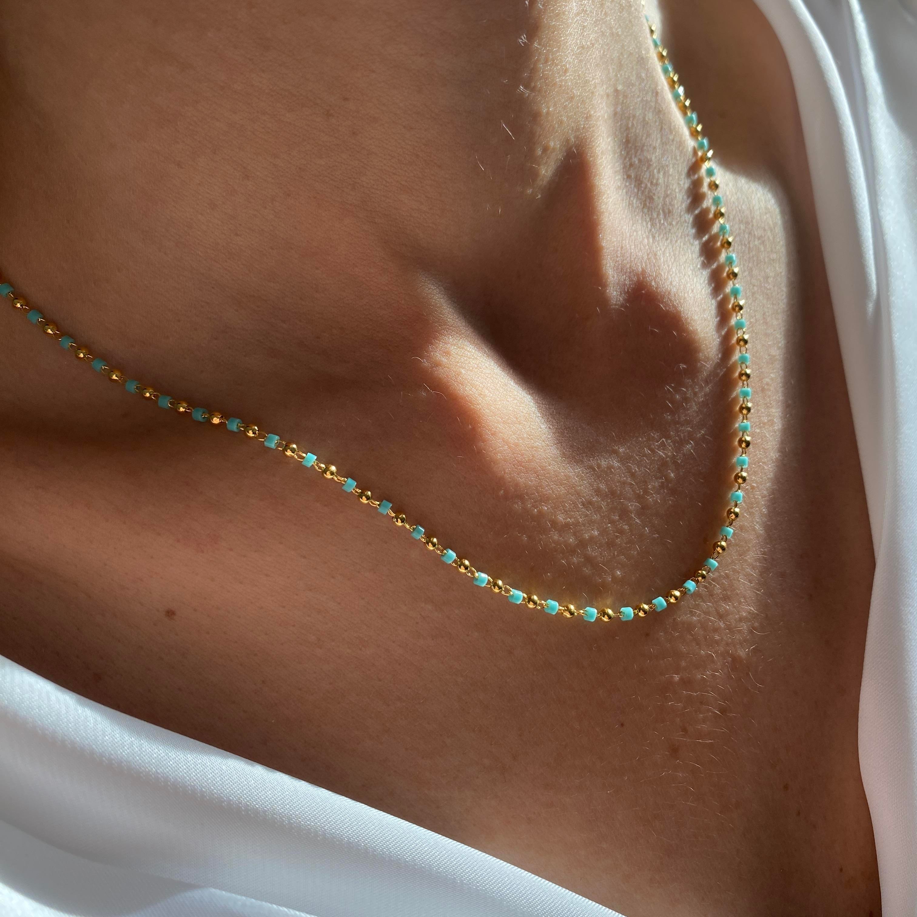 Turquoise Kiss Kolye