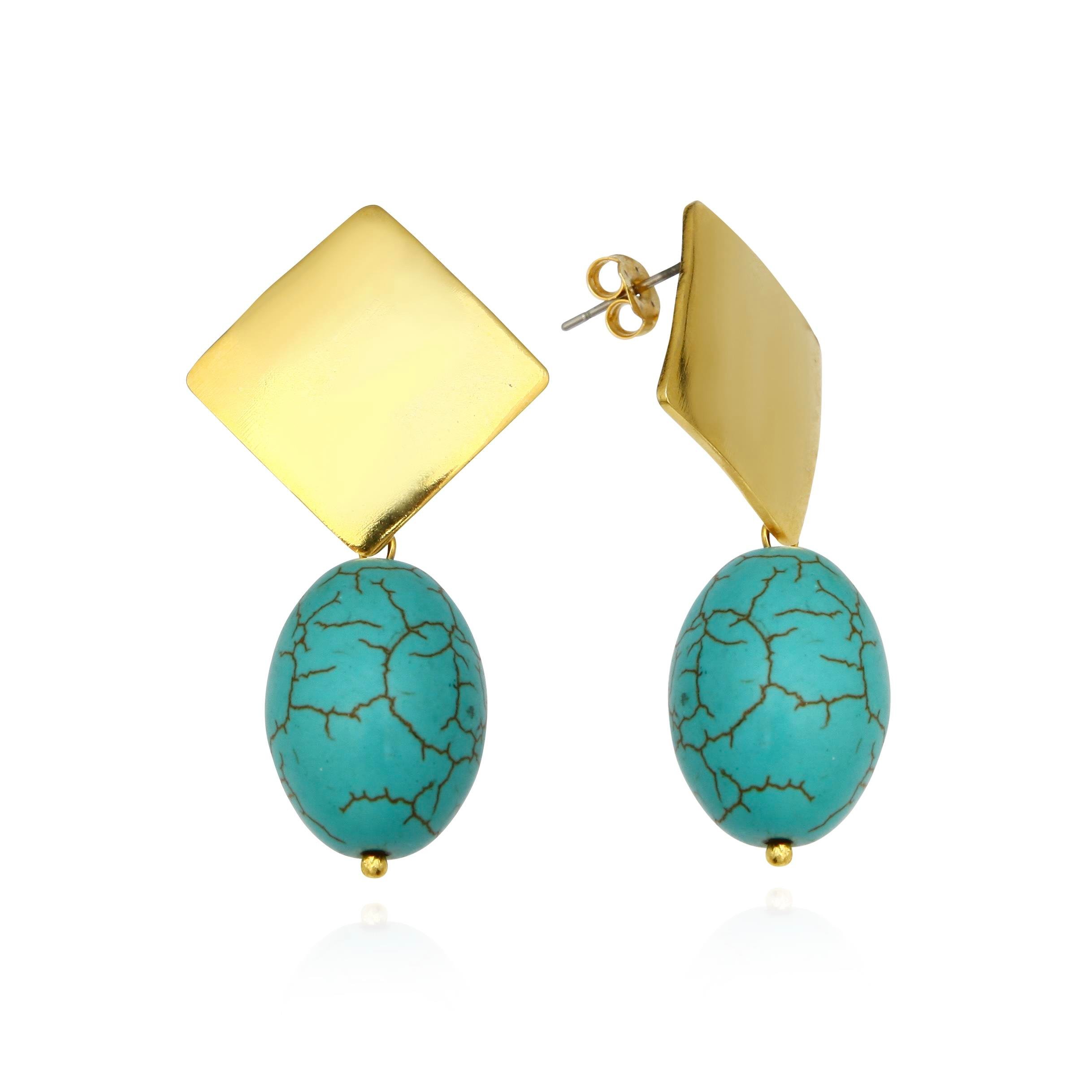 Turquoise Küpe