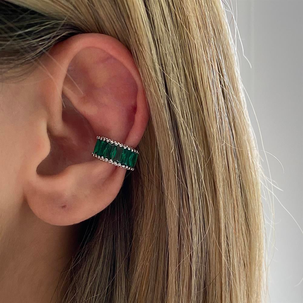 Zirkon Baget Taşlı Ear cuff