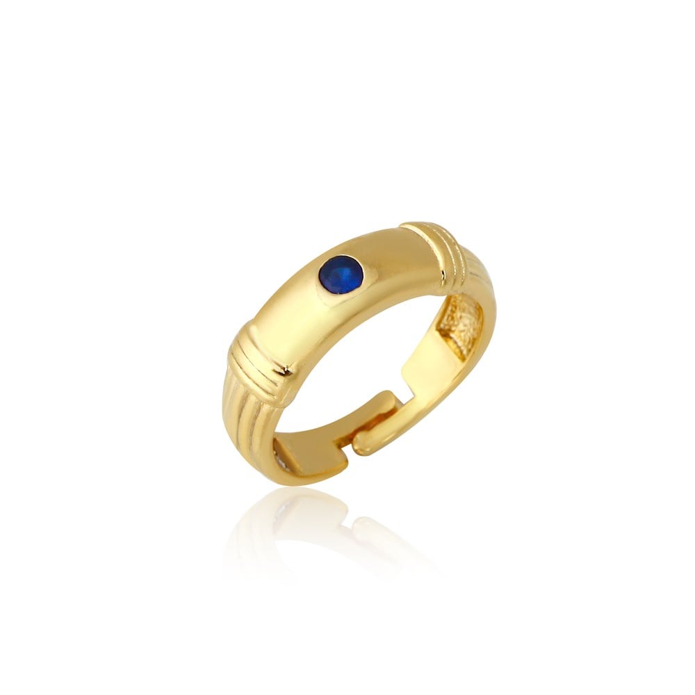 Zirkon Ophelia Yüzük(Taş rengi Lacivert)