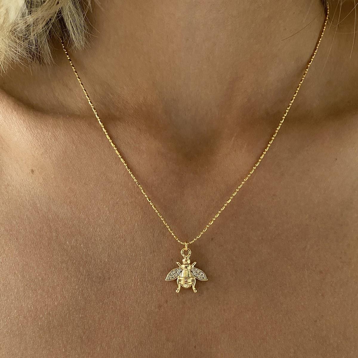 Zircon Leaf Necklace