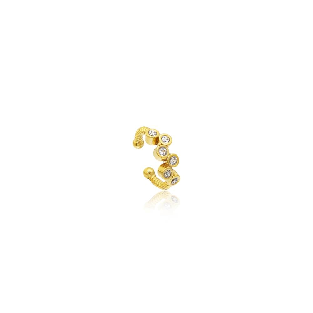 Zirkon Taşlı Ear cuff