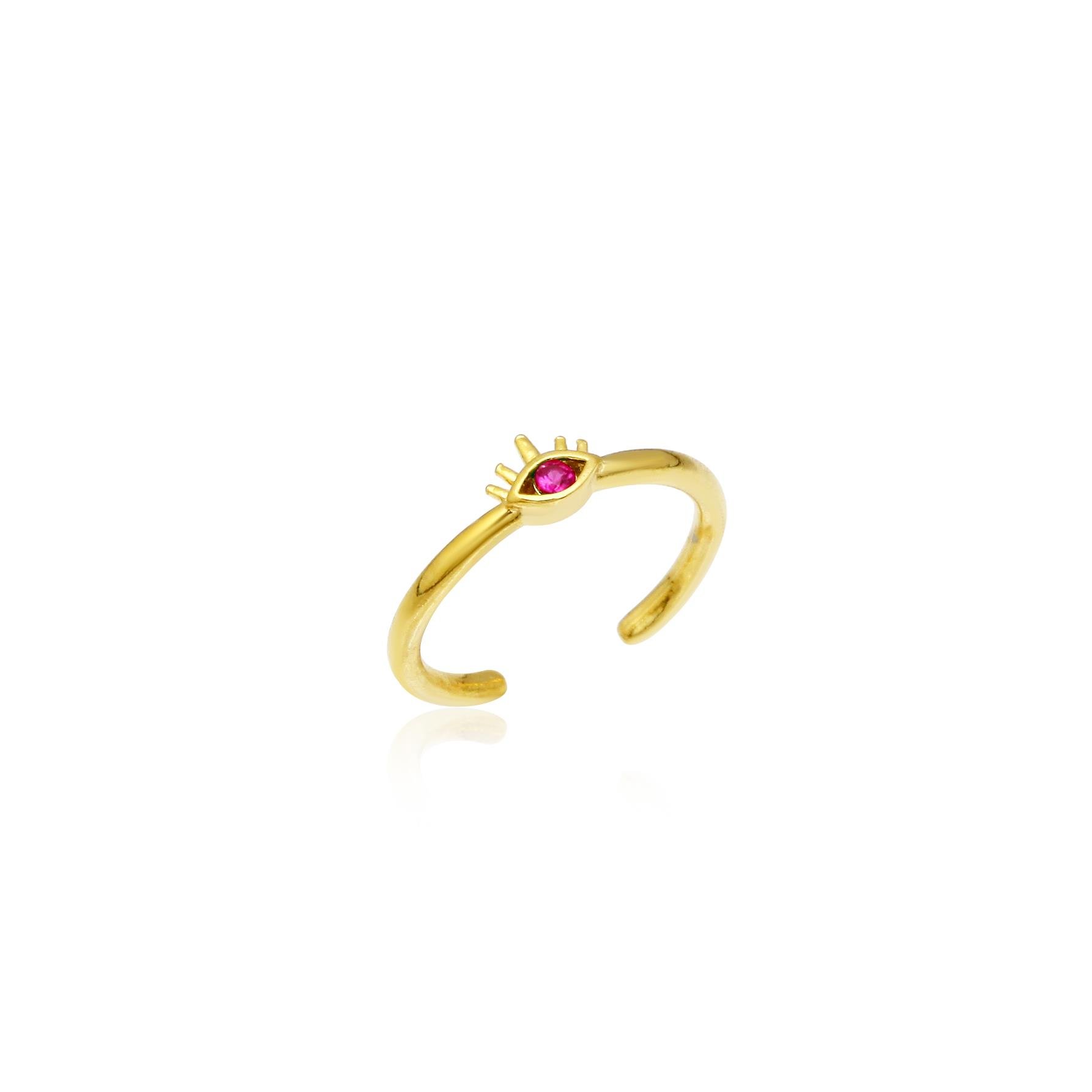 Zircon Eye Ring