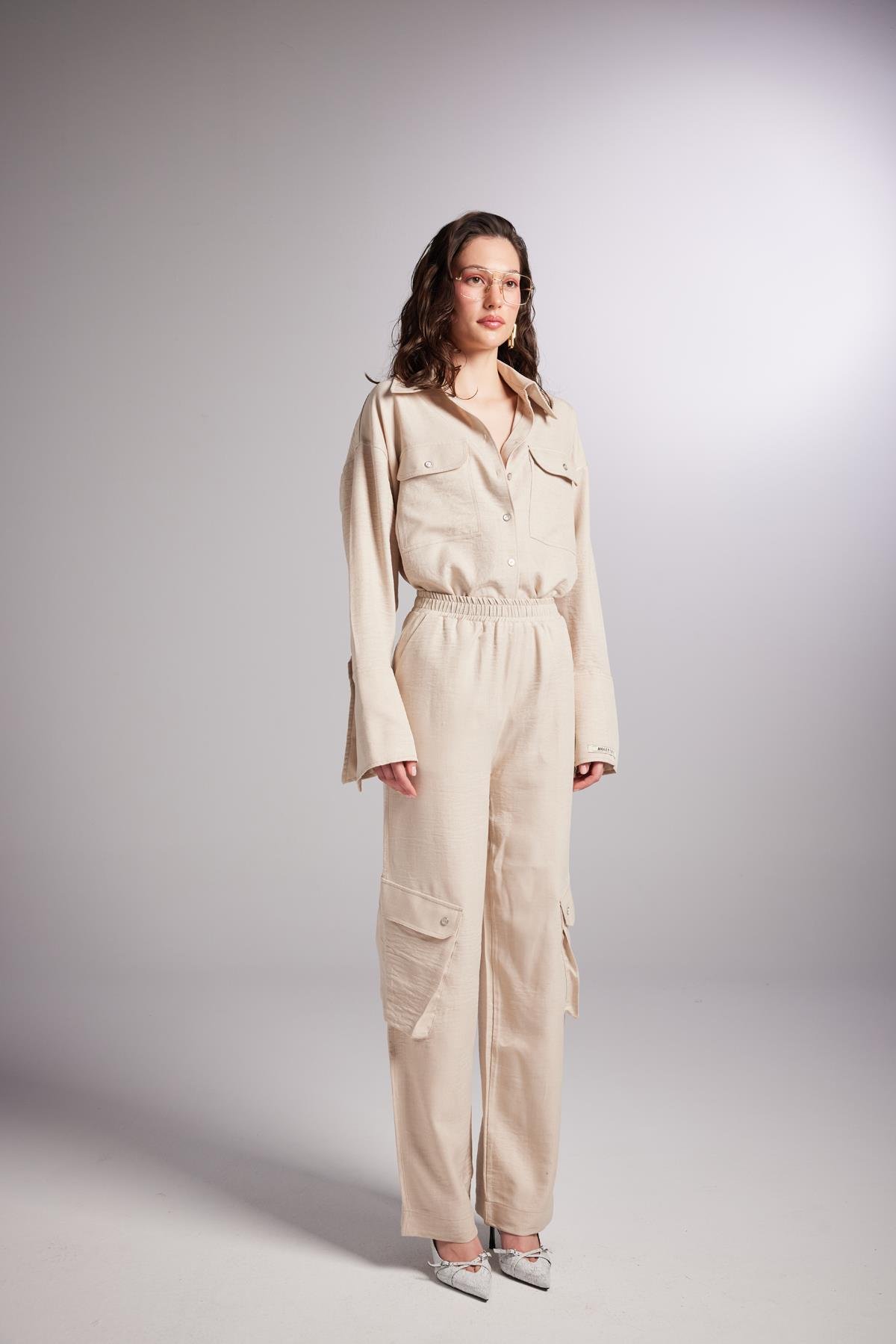 Julia Trousers Beige