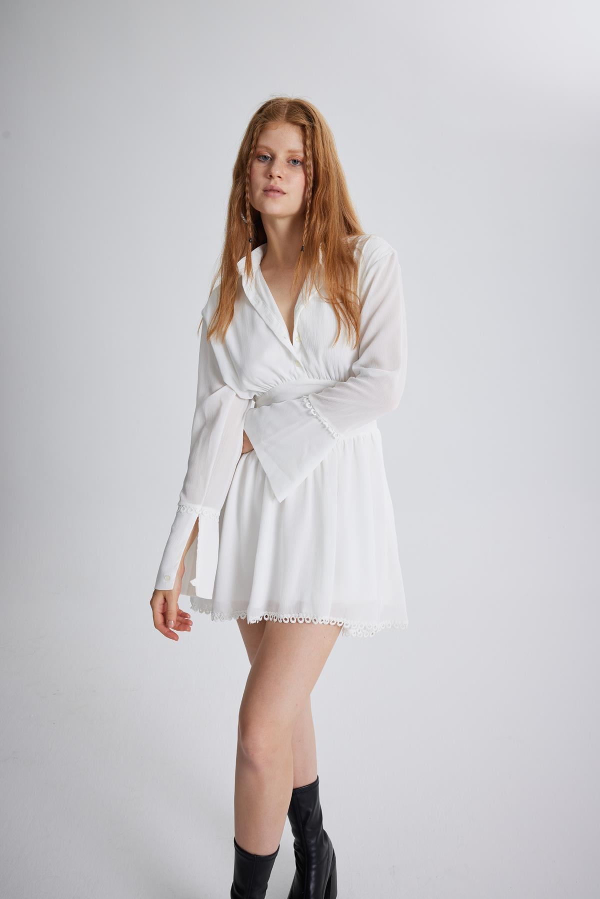 Isla Dress White